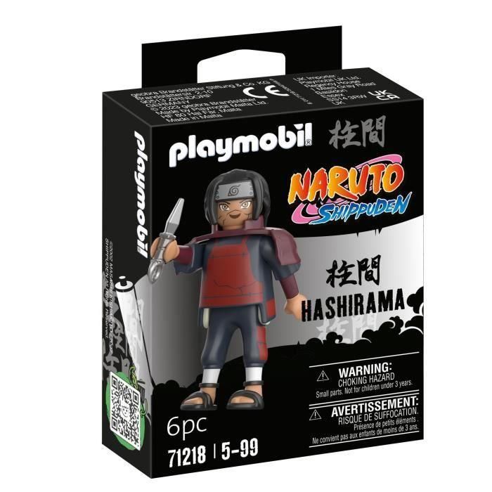 Playmobil Figura Coleccionable de Hashirama Senju de Naruto con Kunai, Sandalias y Soporte – Juguete de Plástico para 5+ Años Playmobil Figura Coleccionable de Hashirama Senju de Naruto con Kunai, Sandalias y Soporte – Juguete de Plástico para 5+ Años