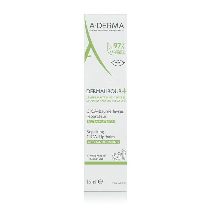 Aderma Dermalibour+ Cica Baume Lèvres 15 mL 1