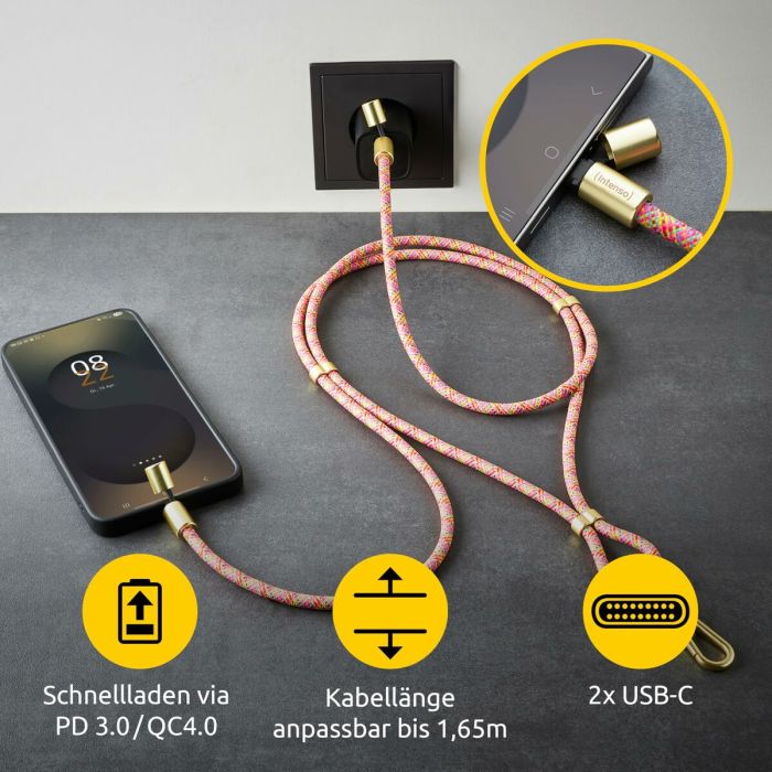 Cable USB-C INTENSO 7991005 Multicolor 4 Cable USB-C INTENSO 7991005 Multicolor 4