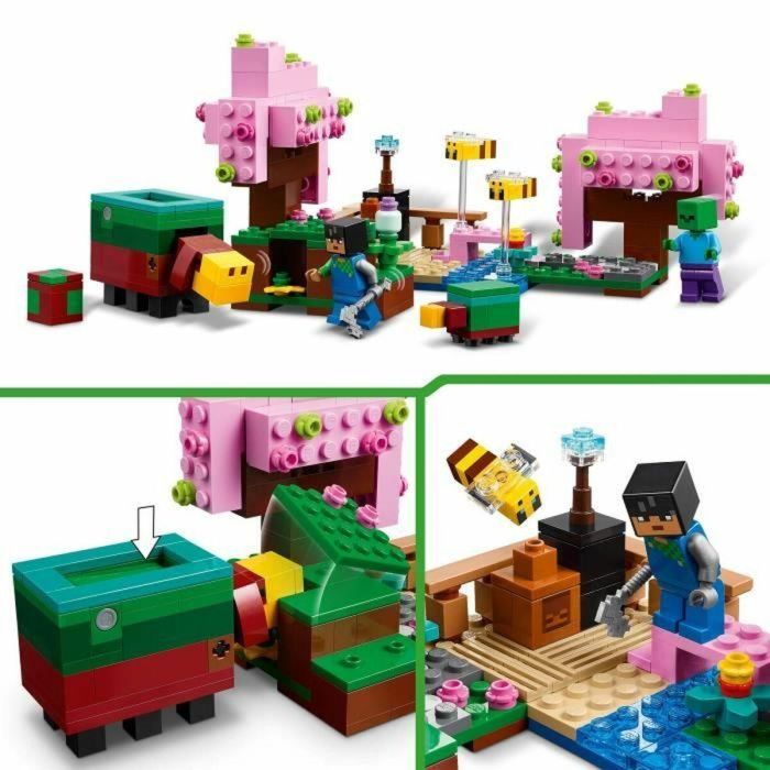 LEGO Minecraft 21260 Jardín de Cerezos en Flor - Minifiguras de Videojuegos 4