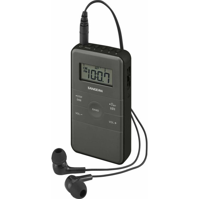 Radio Portátil Sangean DT-140 Negro AM/FM 19 Radio Portátil Sangean DT-140 Negro AM/FM 19