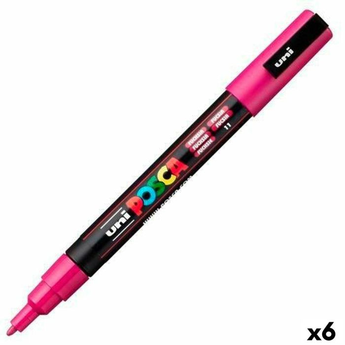 Marcador POSCA PC-3M Fucsia (6 Unidades) 0 Marcador POSCA PC-3M Fucsia (6 Unidades) 0