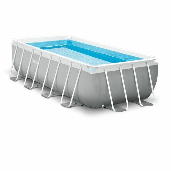 Piscina rectangular desmontable prism frame con depuradora y escalera (capacidad 6836 litros) (+ 6 años) 400x200x100cm