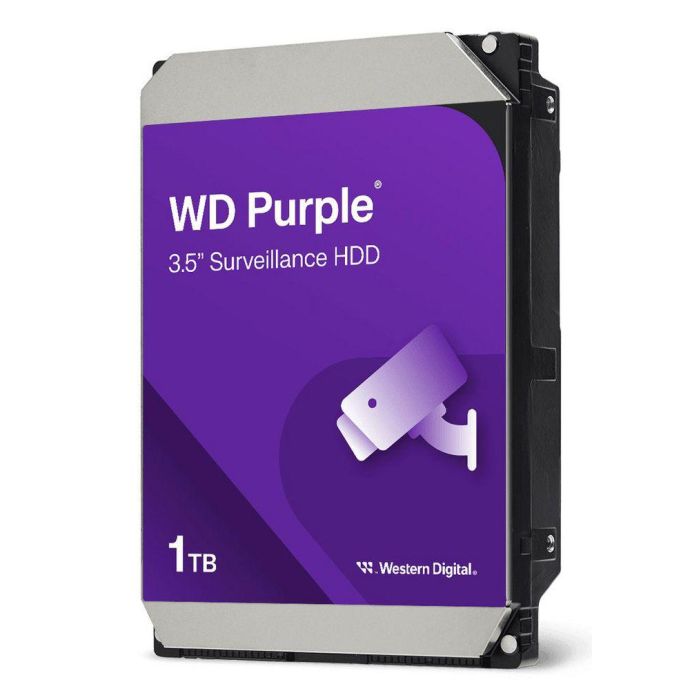 Western Digital Disco Duro 1TB SATA 6Gb/s 5640 rpm 64MB Caché 3.5" para Vigilancia WD Purple