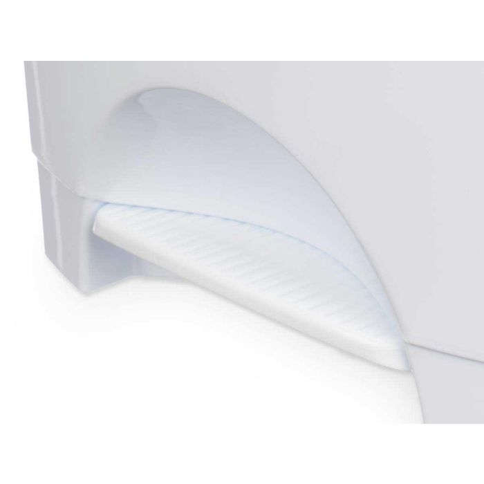 Papelera Pedal Plastico 50L Blanco Arte Regal 43X64CM (3 Unidades) 3 Papelera Pedal Plastico 50L Blanco Arte Regal 43X64CM (3 Unidades) 3