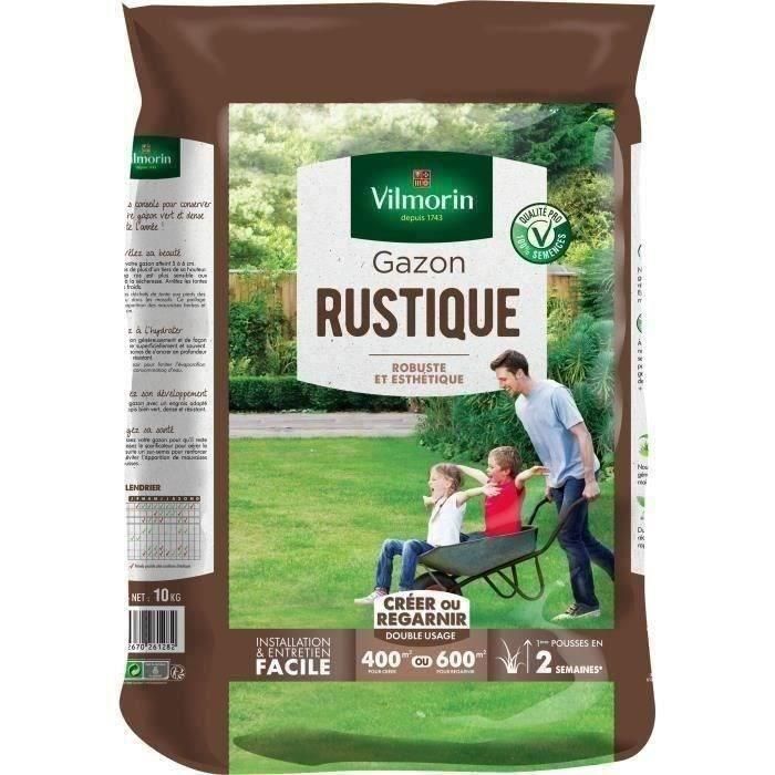 Vilmorin VIL3182670261282 - Semillas de Césped Resistente 10 kg