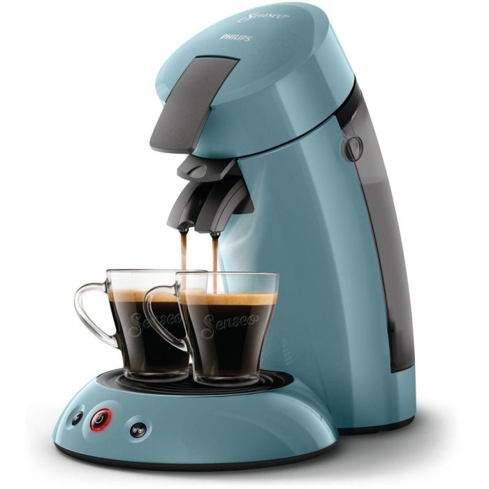 Philips HD6553/21 Cafetera Senseo Original 1450W, 1 o 2 tazas, Pantalla Táctil, Parada Manual, Apagado Automático - Azul Gris 0 Philips HD6553/21 Cafetera Senseo Original 1450W, 1 o 2 tazas, Pantalla Táctil, Parada Manual, Apagado Automático - Azul Gris 0