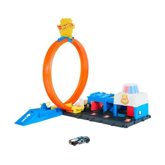 Mattel Hot Wheels City Super Estación de Policía Pista para Coches de Juguete +4 Años 3