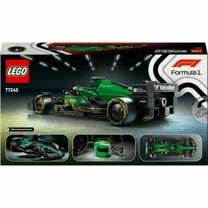 LEGO Speed Champions 77245 Aston Martin Aramco AMR24 F1 Car Juguete para Niños de 10 Años 1