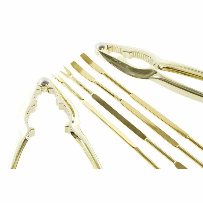 Utensilios DKD Home Decor Dorado 3 x 15 x 3 cm Set de 8 2