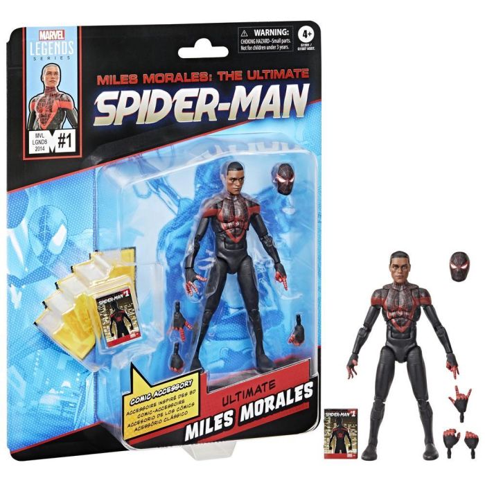 Figura Hasbro Marvel Legends Miles Morales: 0 Figura Hasbro Marvel Legends Miles Morales: 0