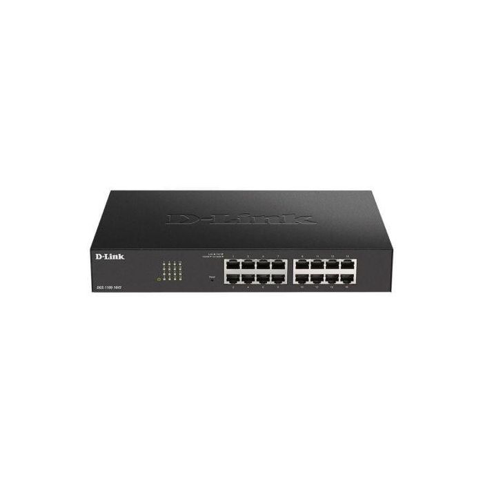 Switch Gestionable D-Link DGS-1100-16V2 16 Puertos/ RJ-45 Gigabit 10/100/1000