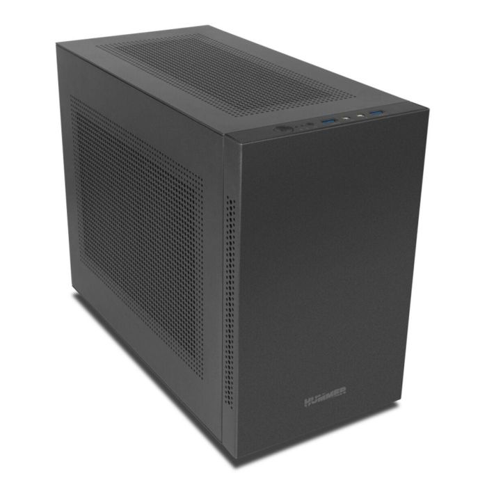 NOX Hummer Vault Micro Torre Negro para PC | Chasis compacto con USB 3.0, compatible Micro-ATX/Mini-ITX, refrigeración líquida 2