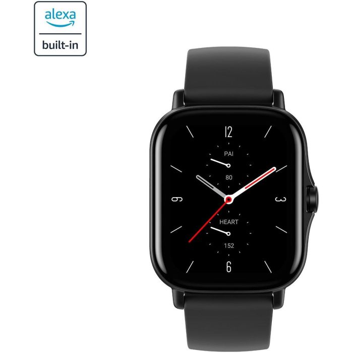 Amazfit GTS 2 NE Smartwatch 42mm AMOLED GPS y WiFi, Monitor de Ritmo Cardíaco, Oxígeno en Sangre, Negro 1