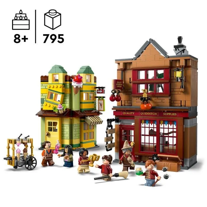 Lego Harry Potter 76452 Tienda de Accesorios de Quidditch y Heladería - Juego para Niños de 8 Años 1 Lego Harry Potter 76452 Tienda de Accesorios de Quidditch y Heladería - Juego para Niños de 8 Años 1