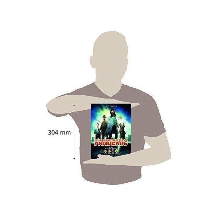 Asmodee Pandemia Juego de mesa de estrategia cooperativo: Lucha contra cuatro enfermedades mortales y encuentra remedios 3