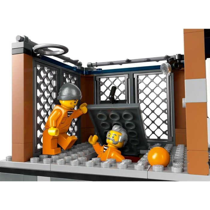 LEGO 60419 City Prisión de Policía de Aguas Profundas, Juguete con Helicóptero y Barco, 7 Minifiguras y Figura de Perro 2 LEGO 60419 City Prisión de Policía de Aguas Profundas, Juguete con Helicóptero y Barco, 7 Minifiguras y Figura de Perro 2