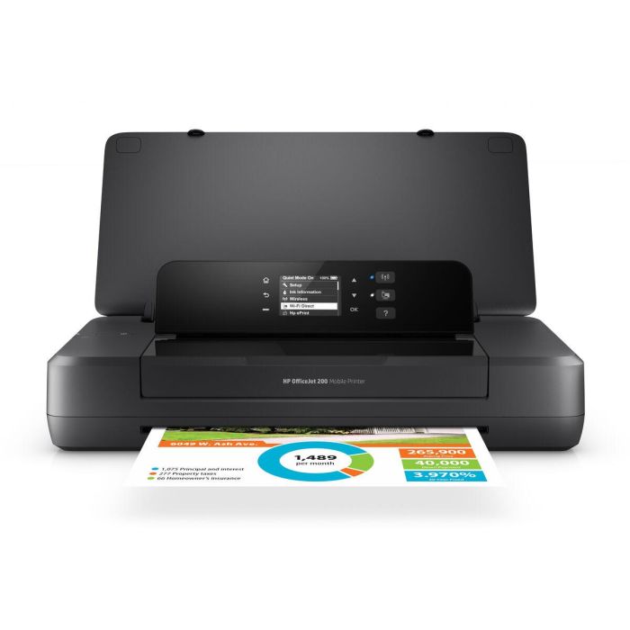 T HP Officejet 200 Mobile Tintenstrahldrucker A4/USB/WLAN 2