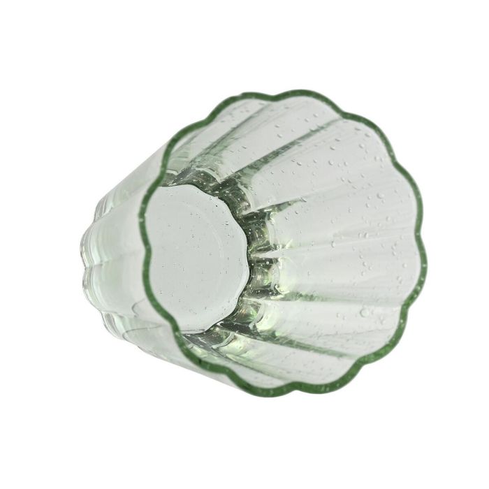 Vaso Basicos DKD Home Decor Verde 8.5 x 9.5 x 8.5 cm Set de 6 1