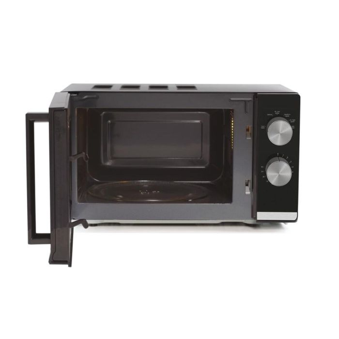 Candy CMW20TNMB Lay Free Microondas Monofunción 20L 700W con Bandeja Giratoria 24.5 cm Negro Control Mecánico 1