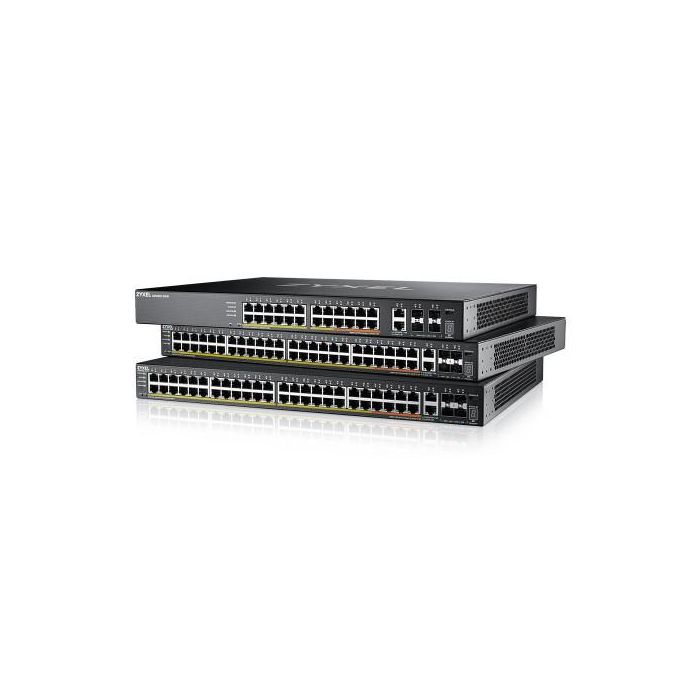 Zyxel XGS2220-30-EU0101F Switch Gestionado L3 Gigabit Ethernet 24 Puertos RJ45 + 4 Puertos SFP+ Negro 6