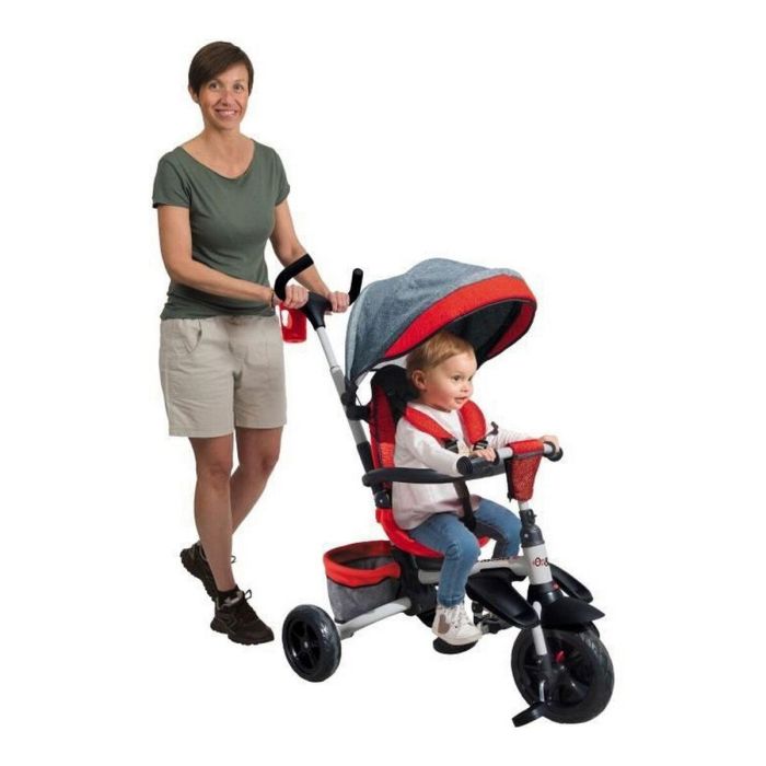 Mondo Triciclo Evolutivo On & Go Moovi Explore Convertible Plegable Asiento Giratorio Respaldo Reclinable Bastón Direccional Rojo 12+ Meses 0 Mondo Triciclo Evolutivo On & Go Moovi Explore Convertible Plegable Asiento Giratorio Respaldo Reclinable Bastón Direccional Rojo 12+ Meses 0