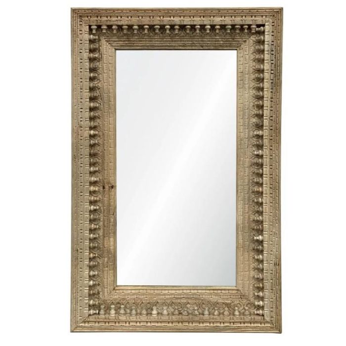 DKD Home Decor Espejo Carved mango natural 2c24 4 x 150 x 90 cm