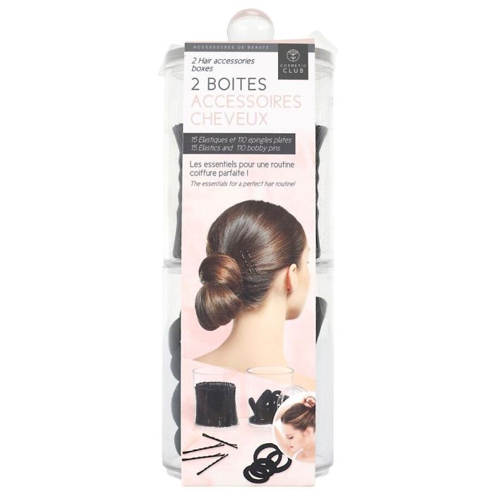 Juego De 2 Cajas Accesorios Pelo Cosmetic Club 3 Juego De 2 Cajas Accesorios Pelo Cosmetic Club 3
