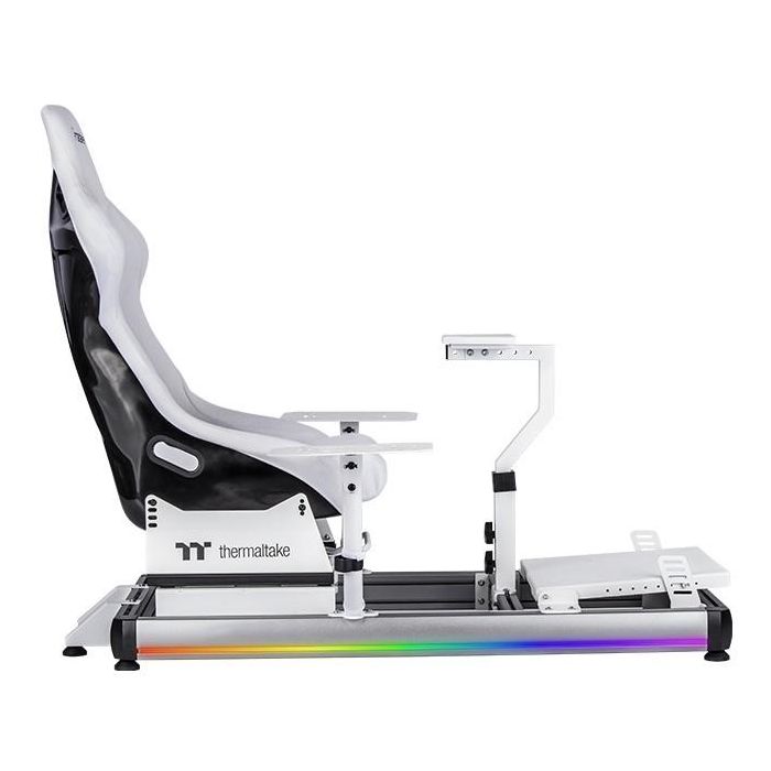 Thermaltake GSC-F50-CPASWH-01 Cabina de Vuelo GF500 Flight Simulator Cockpit Snow Blanca Aluminio 120kg 2