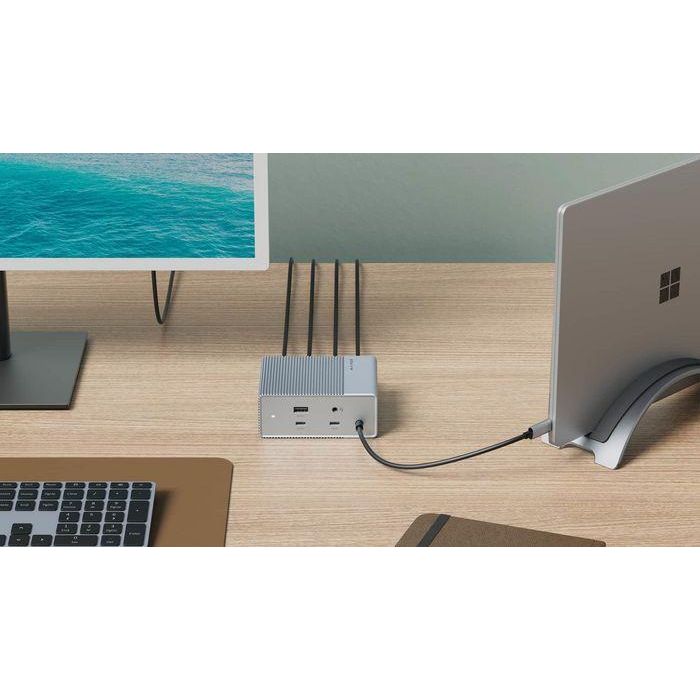Hyper USB, HDMI, Ethernet, DP, 3.5 mm, 106.7 x 89 x 42.9mm, 480.8 g 5