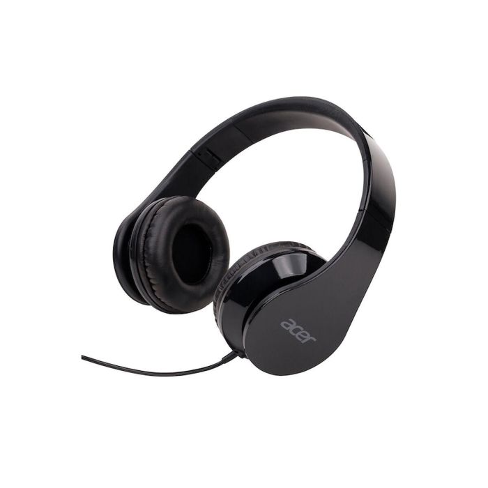 Acer Auriculares cableados con conector de 3,5 mm, tamaño completo, diafragma de 40 mm, Negro