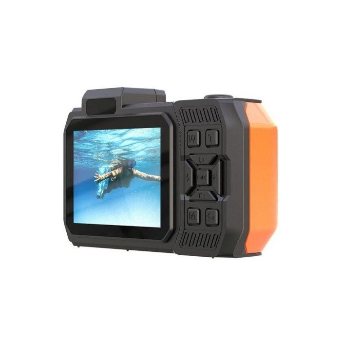 AgfaPhoto WP9500OG Cámara Digital Deportiva 24MP Sumergible Naranja