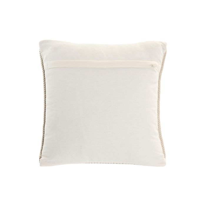Cojin Boho DKD Home Decor Crudo 45 x 45 cm (2 Unidades) 3