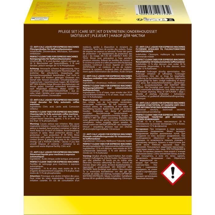 Kit de limpieza - Máquinas Expresso perfectas - Máquinas 2