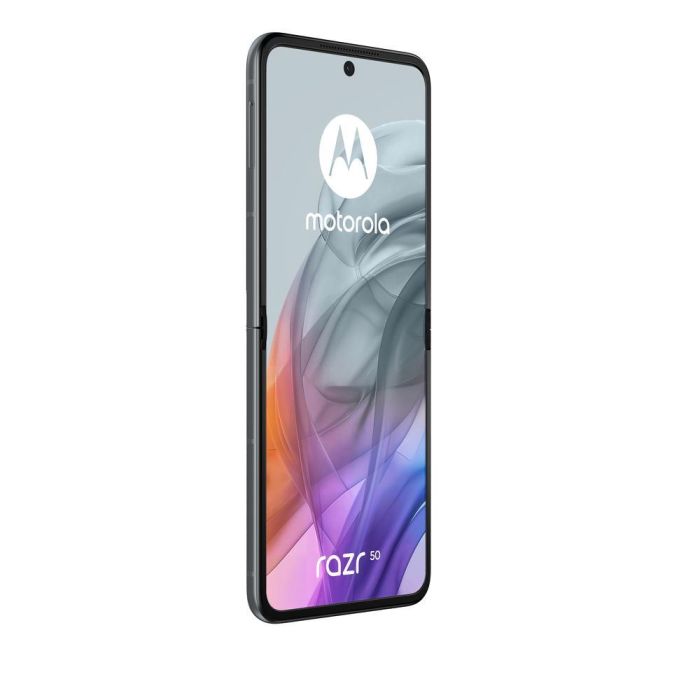 Motorola razr 50 Smartphone Plegable 6.9" pOLED (3.63" ext) 5G Android 14 Dual SIM 50MP 8GB RAM 256GB 4200mAh Gris IPX8 6