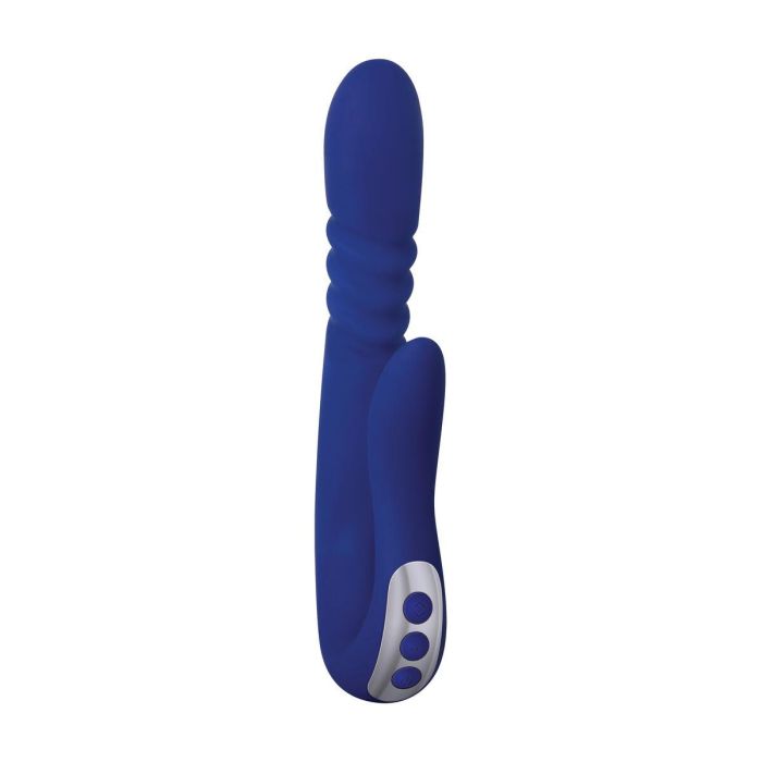 Vibrador Punto G Adam & Eve Deluxe Thruster Azul 0 Vibrador Punto G Adam & Eve Deluxe Thruster Azul 0