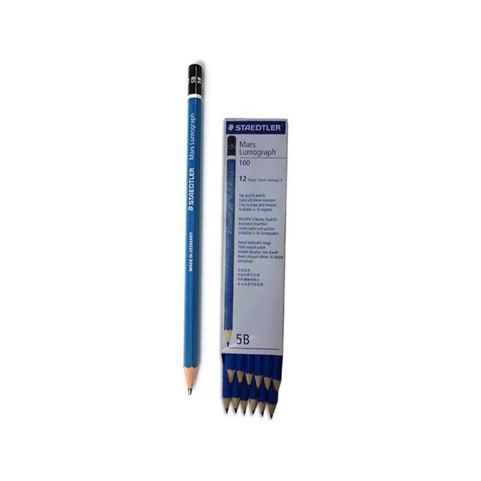 Staedtler Lápices Grafito Lumograph 100-5B Caja 12