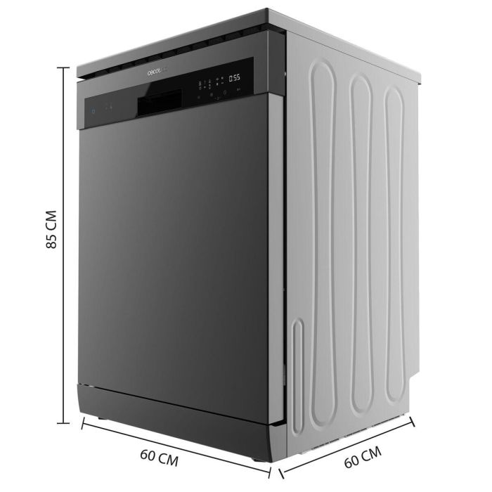 Cecotec Lavavajillas Bolero Aguazero 6200 Dark 14 cubiertos 6 programas D gris oscuro 6 Cecotec Lavavajillas Bolero Aguazero 6200 Dark 14 cubiertos 6 programas D gris oscuro 6