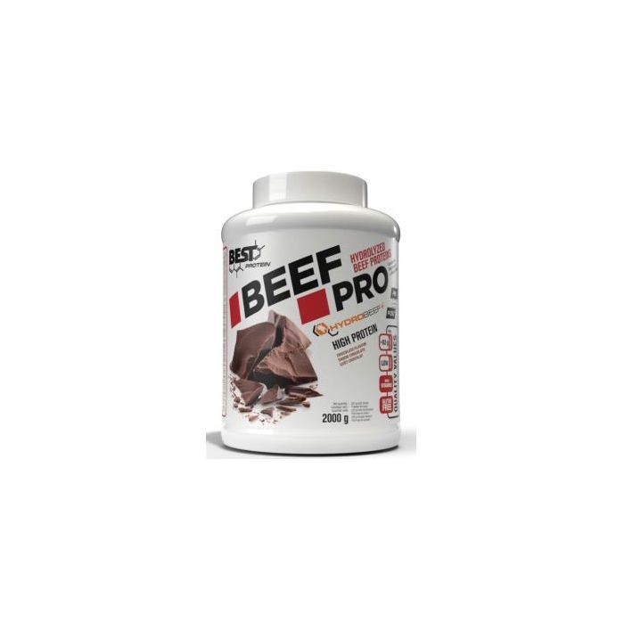 BEST PROTEIN Beef Pro Chocolate 2000Gr. Proteína Vacuno Hidrolizada para Mantenimiento y Desarrollo Muscular