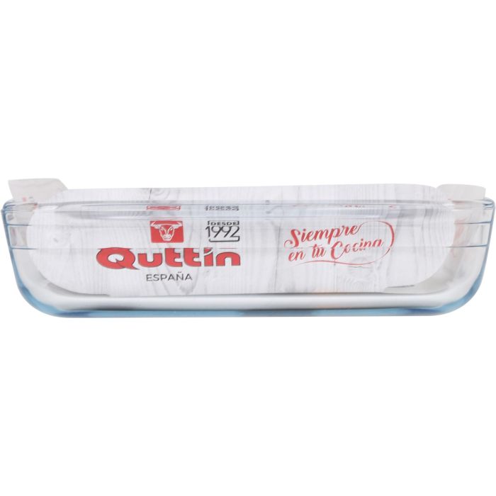 Quttin Fuente de Vidrio Cuadrada 25x22 cm 1.6L (6 Unidades) 2