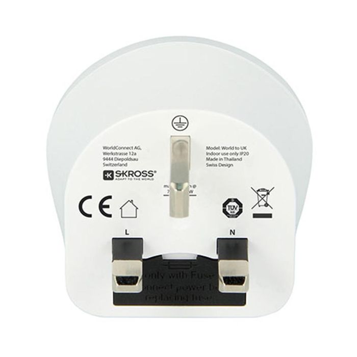 Adaptador mundial a reino unido skross 1500225-e 2