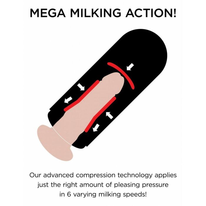 Vibrador realista Pipedream Mega Milker Light 1
