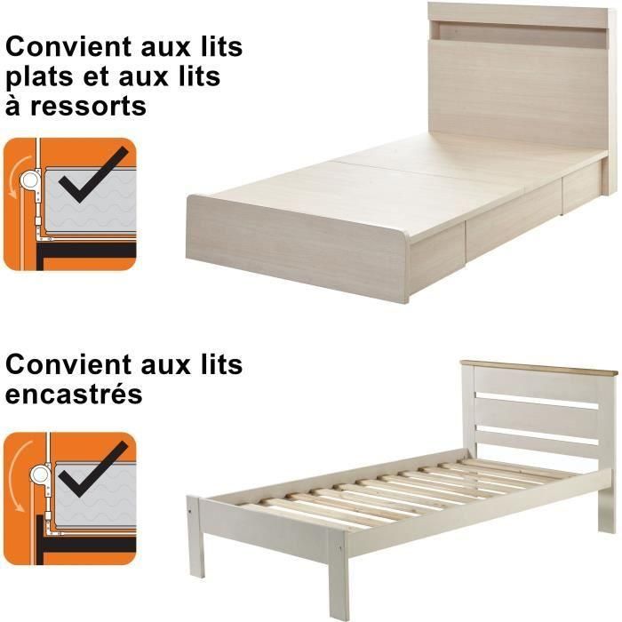 Dreambaby Nicole Bed Barriere - Camas y camas planas - Medición de 150 cm de ancho y 50 cm de alto - Gris 3 Dreambaby Nicole Bed Barriere - Camas y camas planas - Medición de 150 cm de ancho y 50 cm de alto - Gris 3