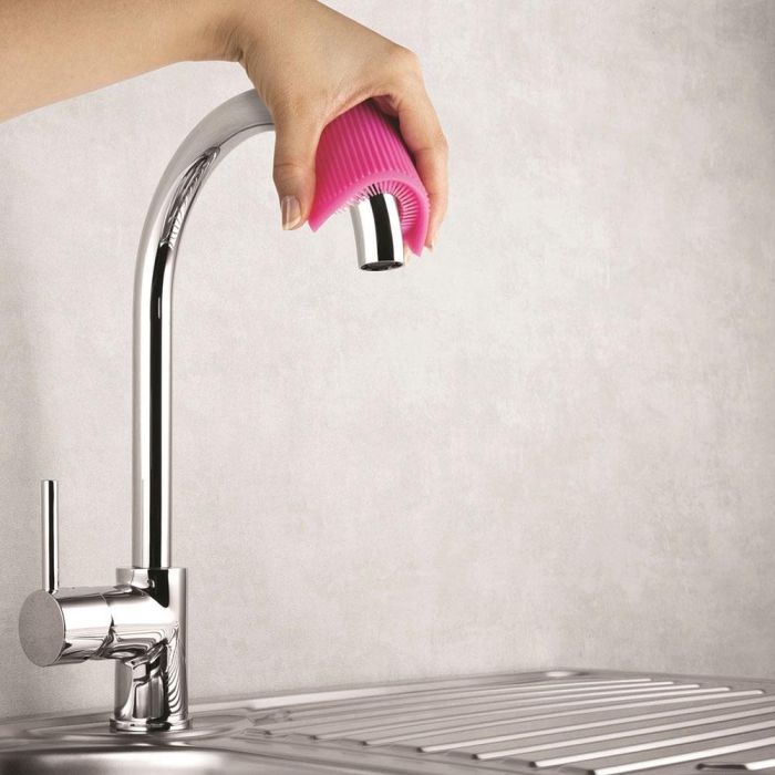 Je cherche une Idee Estropajo con Rasqueta Higiénico y Resistente Colores Surtidos 12x8,5 cm 5