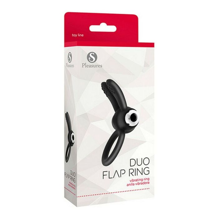Anillo para el Pene S Pleasures Negro 1 Anillo para el Pene S Pleasures Negro 1