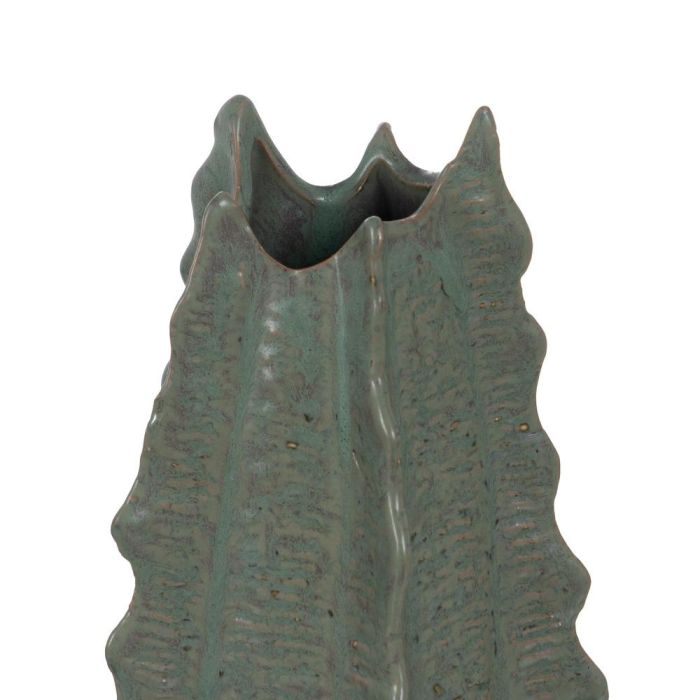 Jarrón Verde Cerámica Decoración 19 X 18,50 X 53,50 cm