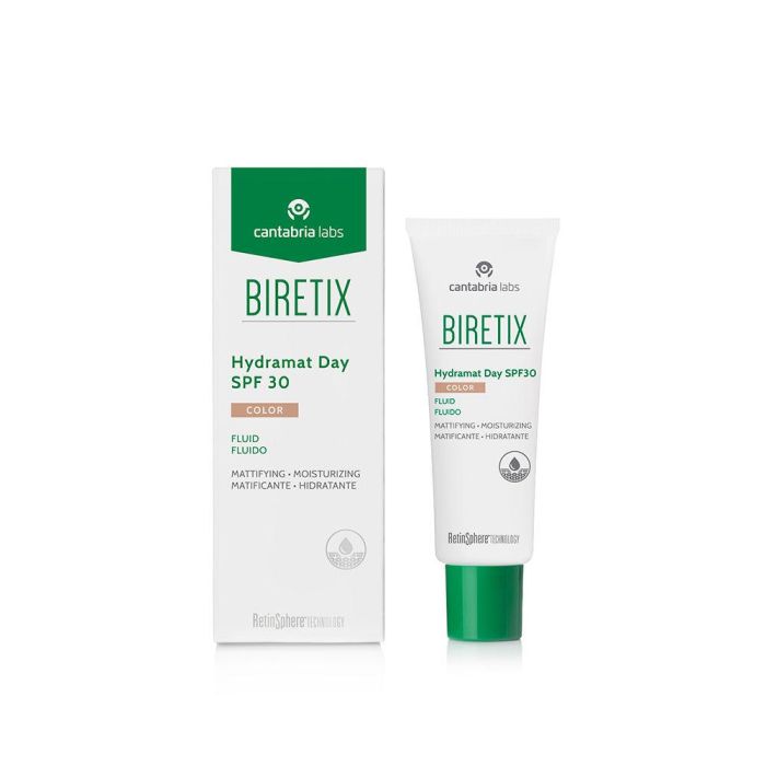 Biretix Hydramat Day Fluido Con Color Spf30 50 Ml 1