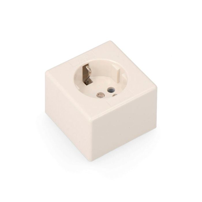 Solera Base de superficie t/tl tipo f 4,8 mm 10/16A 250V 3500W blanca 0 Solera Base de superficie t/tl tipo f 4,8 mm 10/16A 250V 3500W blanca 0