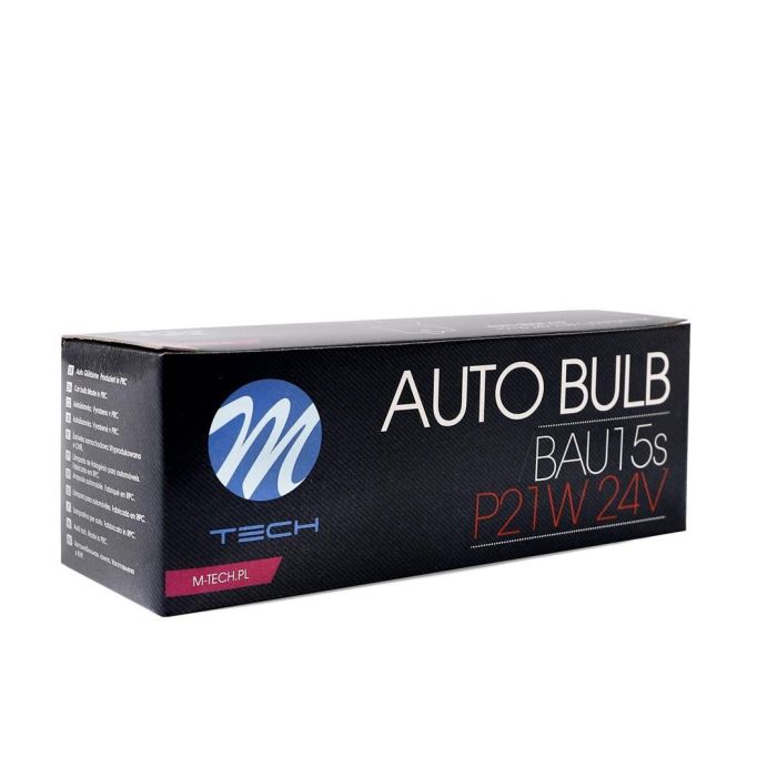 Lámpara M-Tech Bau15S 24 V-21 W Blanco | 10 Unidades MTECZ950 3 Lámpara M-Tech Bau15S 24 V-21 W Blanco | 10 Unidades MTECZ950 3