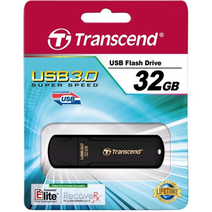 Transcend JetFlash 700 32GB USB 3.0 Stick Negro Transcend JetFlash 700 32GB USB 3.0 Stick Negro